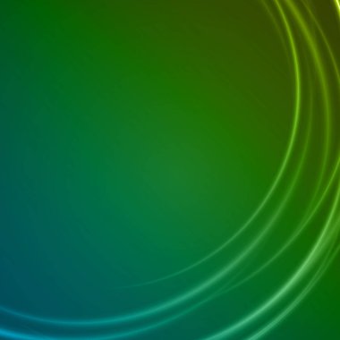 Yumuşak ışık mavi yeşil dalgaları satırları soyut bacground vektör.