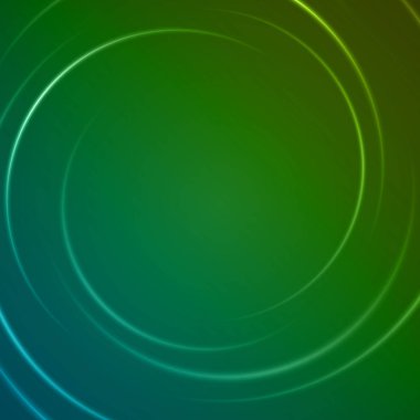 Yumuşak ışık mavi yeşil dalgaları satırları soyut bacground vektör. 