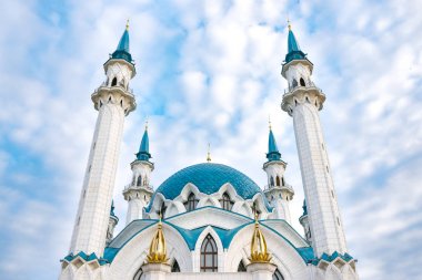 Kazan 'daki Kul Sharif camii. - Rusya. Kremlin Kazan 'da, Kul-Sharif Camii.