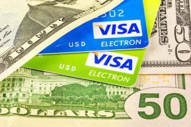 Kredi Kartı Visa ve dolar faturaları