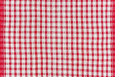 Pamuk Kumaş kırmızı bir kutu içinde bir desen ile doku