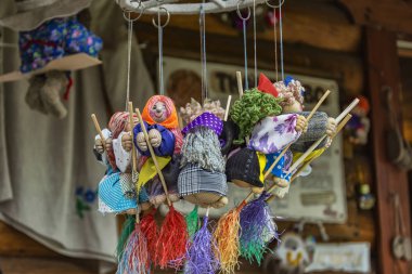 Oyuncak baba-yaga, kahraman kumaştan dikilmiş Rus Halk Hikayeleri ve