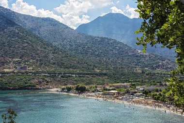 Livadi Beach Girit Adası Bali köy (Gr yanında Tarih