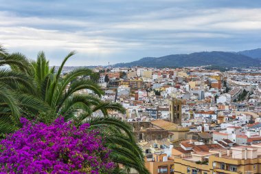 (İspanya, Catalonia Blanes şehir merkezi bölümünün görünümünü