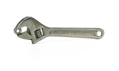 Beyaz zemin üzerinde bir fıstıklı ayarlanabilir anahtarı