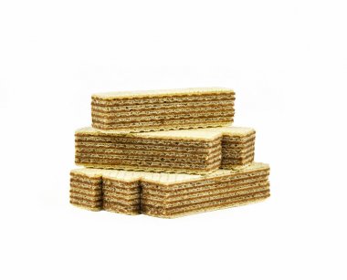 Hafif bir arka plan üzerinde gözleme tatlı birkaç şeritler vardır