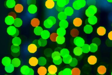 Renkli bokeh. Parlak ışıkları yaratıcı görüntü. Bulanık