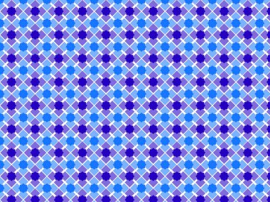 Sorunsuz bir renkli patte üzerinde farklı şekiller geometrik şekiller