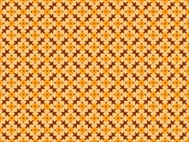 Sorunsuz bir renkli patte üzerinde farklı şekiller geometrik şekiller