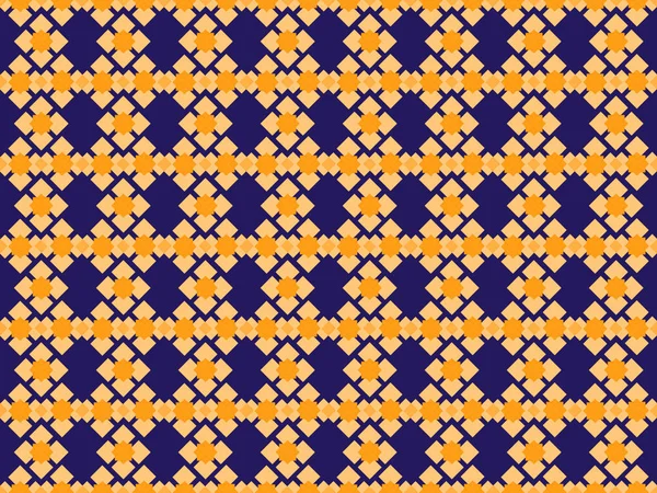 Geometrische Formen unterschiedlicher Formen auf einer nahtlosen farbigen Patte — Stockfoto
