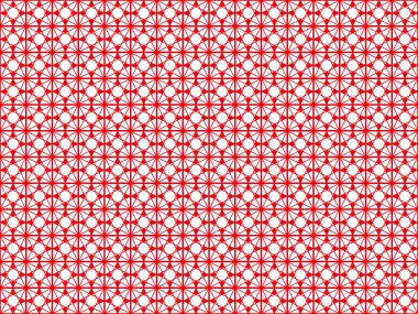 Beyaz bir arka seamless modeli üzerinde rasgele geometrik şekiller