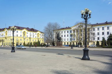 Lenin anıt merkezi kare (Borisov, Minsk region içinde, 