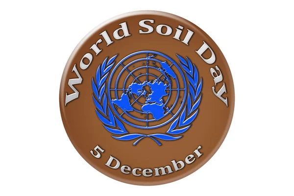 Internationaal VAKANTIESALON van de Verenigde Naties, internationale dag van de bodem — Stockfoto