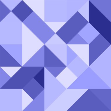 Tasarım ve dekor için mavi tonlarda soyut geometrik arkaplan