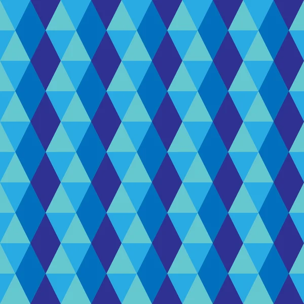 삼각형의 끝없는 기하학적 패턴 과 반 그 롱을 나타내는 Rhombus — 스톡 벡터