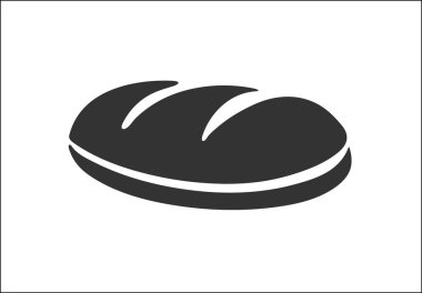 Baton simgesi düz stil. Beyaz arkaplanda izole.