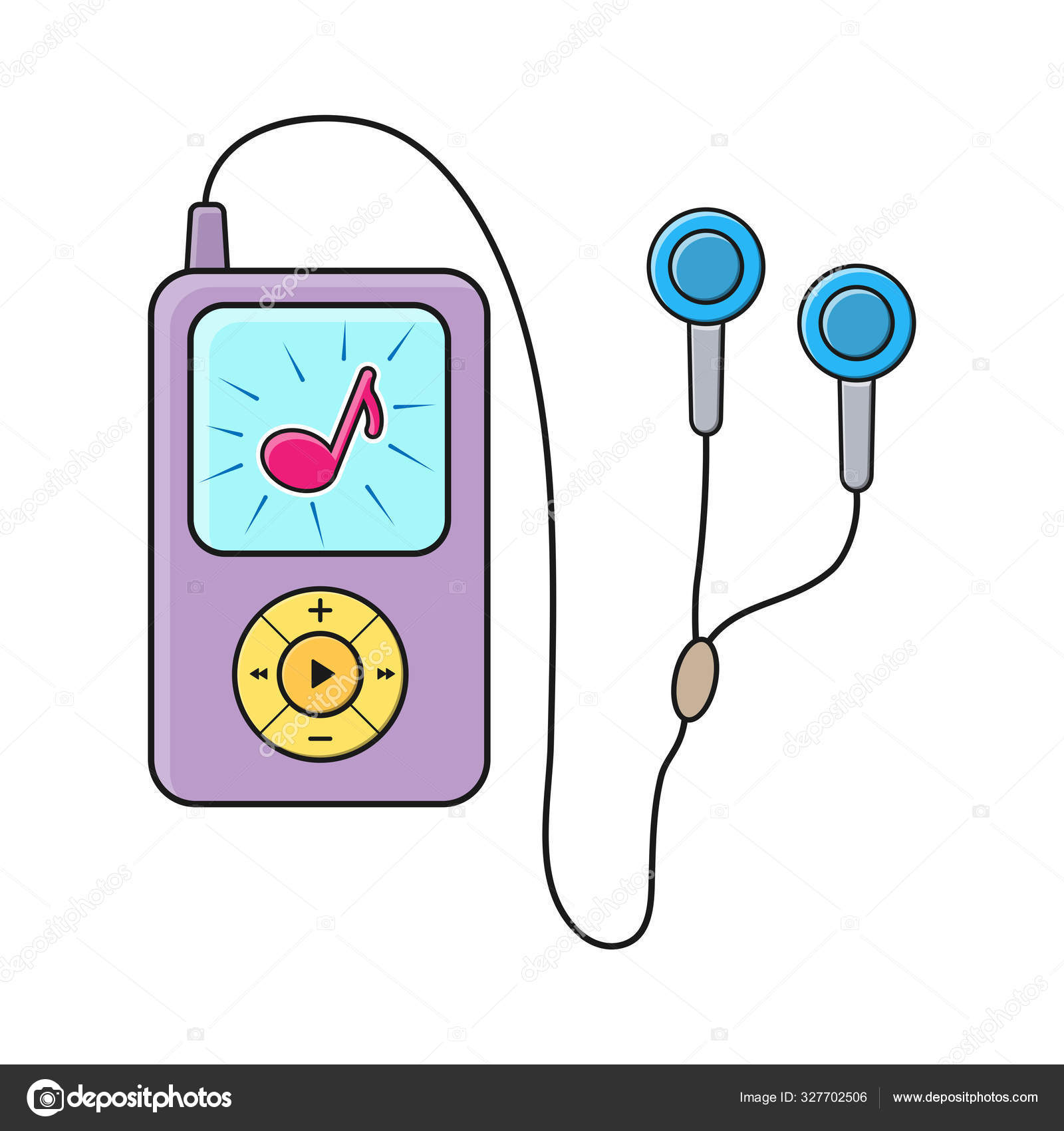 headset with music player
