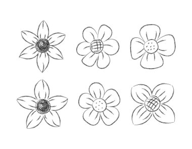 Doodle biçiminde renkli Vektör kalem çizimi.