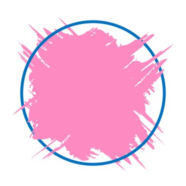 Boya darbeleri şeklinde vektör arkaplan bir whi üzerinde izole