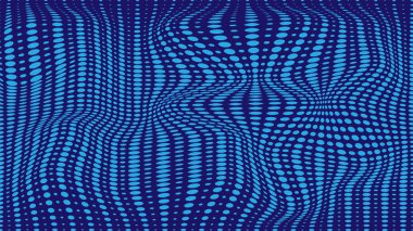 Farklı s 'lerin renkli oval şekillerinin soyut vektör arkaplanı