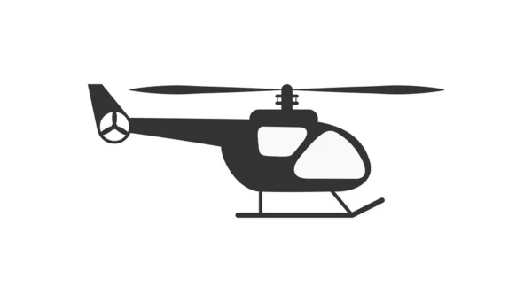 Vector helicopter icon for websites, apps, and theme design. — Stock Vector