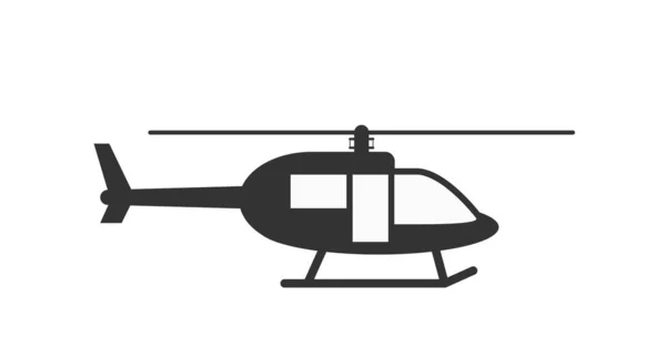 Ikona vektorového vrtulníku pro webové stránky, aplikace a design motivu. — Stockový vektor