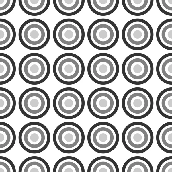 Farklı dairelerin kusursuz vektör geometrik stok deseni 