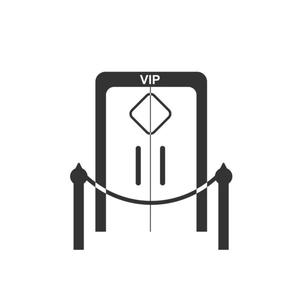 Simple Icône Zone Vip Conception Plate Simple Pour Les Sites — Image vectorielle