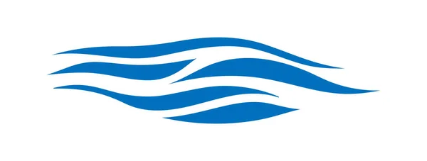 Patrón Marino Estilizado Emoción Del Mar Logotipo Onda Agua Abstracta — Archivo Imágenes Vectoriales