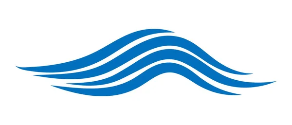 Patrón Marino Estilizado Emoción Del Mar Logotipo Onda Agua Abstracta — Archivo Imágenes Vectoriales