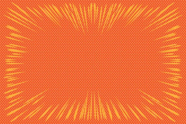 Абстрактный Цвет Фона Комиксов Изображений Текста Лучами Исходящими Центра Краям — стоковый вектор