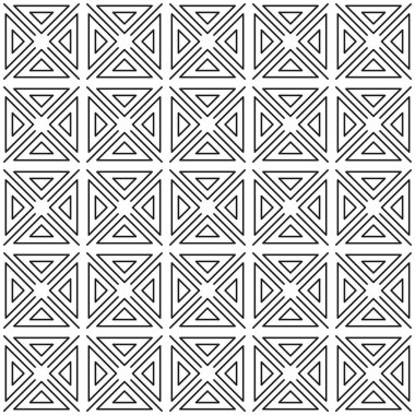 Kusursuz vektör deseni, paralel ve bağlayıcı çizgiler. Beyaz bir arkaplanda izole edilmiş bir özet..