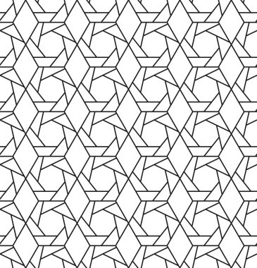 Kusursuz vektör deseni, paralel ve bağlayıcı çizgiler. Beyaz bir arkaplanda izole edilmiş bir özet.