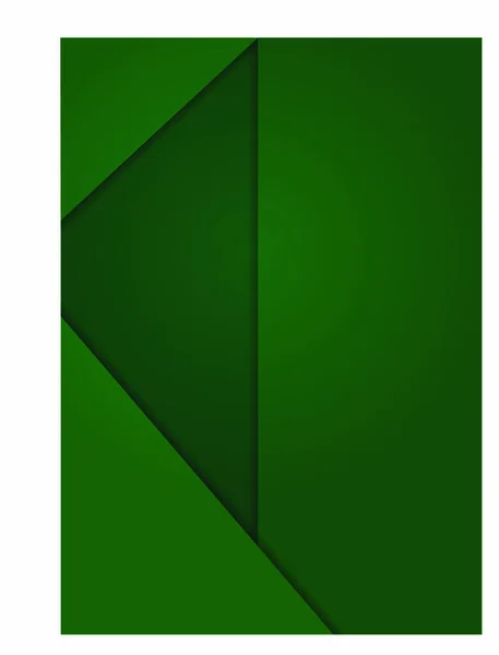 Fondo Futurista Vectorial Abstracto Tonos Verde Las Formas Superponen Entre — Vector de stock