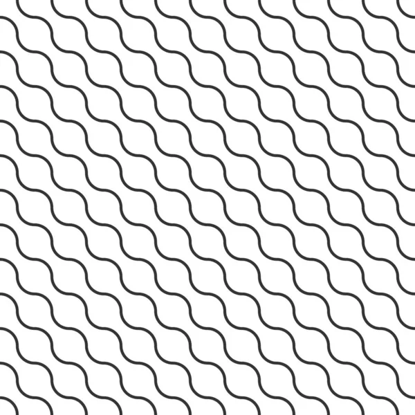Vektor Abstrakten Nahtlosen Hintergrund Von Welligen Linien Design Für Hintergründe — Stockvektor
