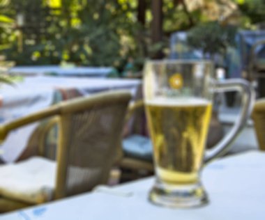 Temalı posterler, pankartlar ve ekran koruyucuları için bulanık ve bokeh temalı yaratıcı catering teması