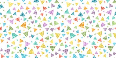 Arkaplan, pankart, ekran koruyucu ve tasarım için rastgele şekillerin renksiz vektör deseni. Tasarım ve dekorasyon için, doku, tekstil veya ambalaj için vektör çizimi.