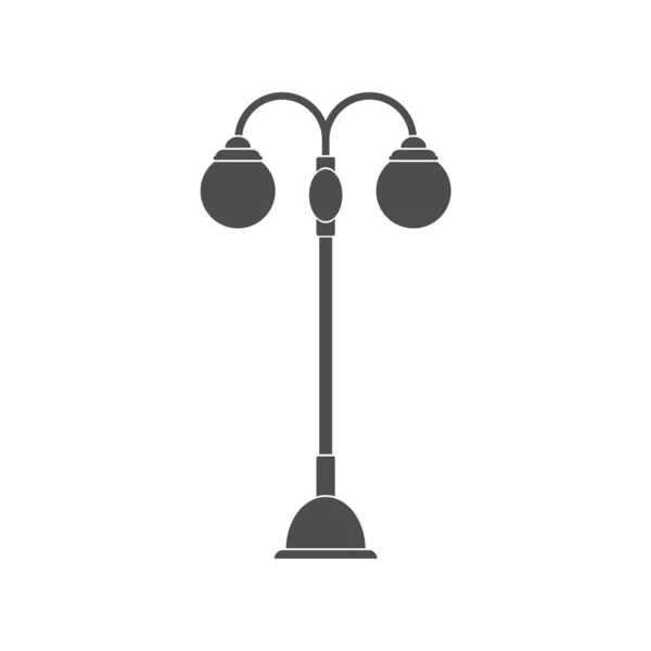 Lámpara Iluminación Con Dos Plafones Ilustración Vectorial Para Diseño Del — Vector de stock