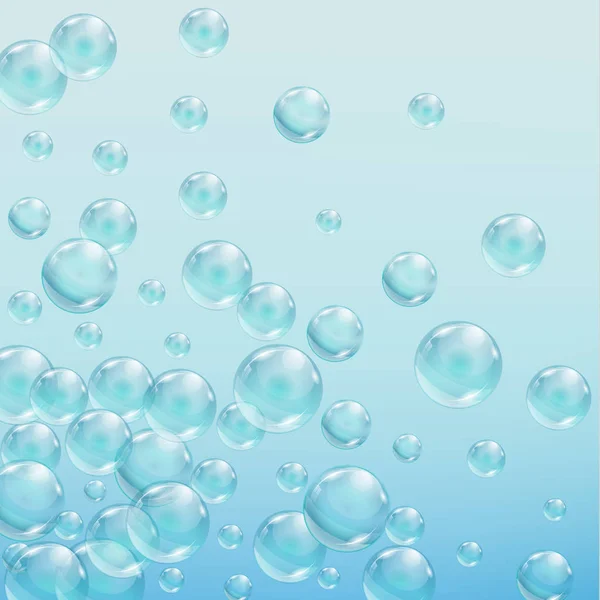 Abstract background with bubbles of the water. — Stock Vector