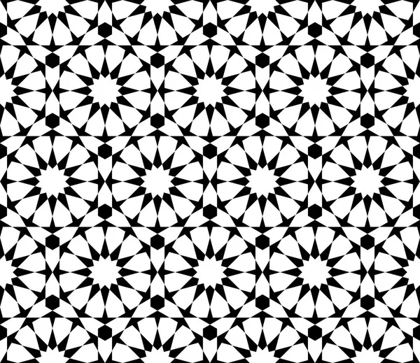 Geometric arabic seamless pattern. — Stock Vector