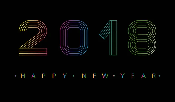 2018 С Новым годом . — стоковый вектор