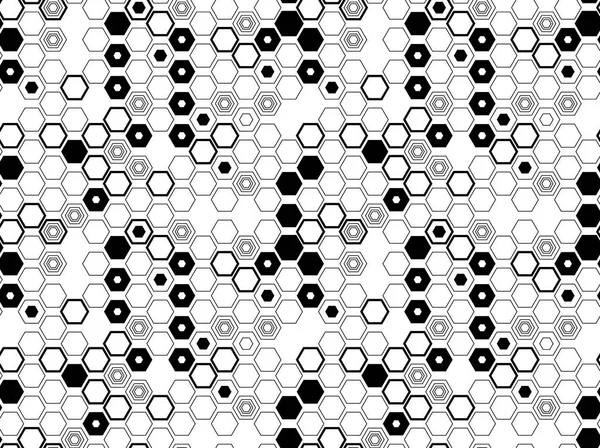 简约六角无缝图案 — 图库矢量图片