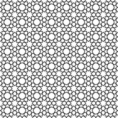 Arapça geometrik desen. Geometrik motifler. Sorunsuz arka plan Doğu Tema.