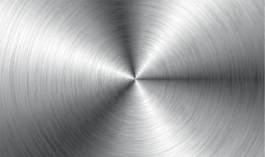 Metal soyut teknolojik altyapı. Alüminyum ile cilalı, fırçalanmış doku, krom, gümüş, çelik, tasarım kavramları, web, baskı poster duvar kağıtları arabirimleri için vektör çizim.