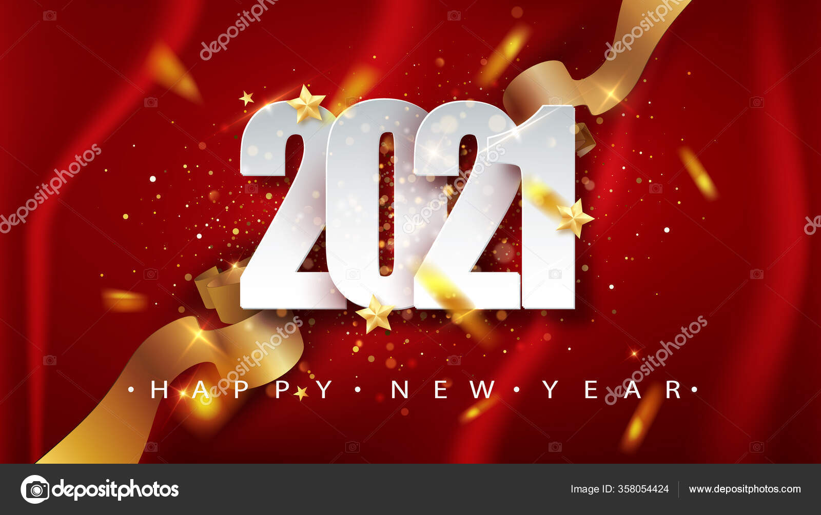 21年红色圣诞 新年背景 带着金光闪闪的21年的快乐新年贺卡或海报 网页的矢量图解 图库矢量图像 C Ann Zasimova 21年红色圣诞 新年背景 带着金光闪闪的21年的快乐新年贺卡或海报 网页的矢量图解 图库矢量图像 C Ann Zasimova