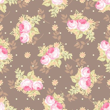 Şirin kırsal buket seamless modeli 3 lahana Güllü