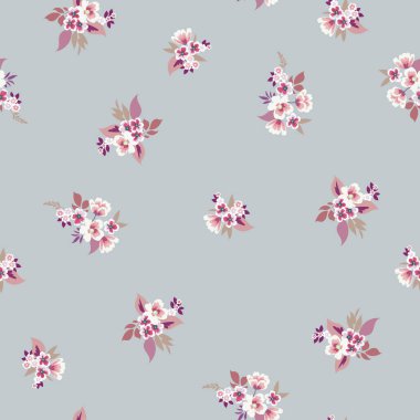 Bahar için çiçek desenli moda tasarımı, yaz kadınlarının elbiseleri. Alışveriş merkezi çiçekleri kumaşı.