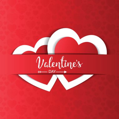 Sevgililer günü. Kırmızı Kalpler