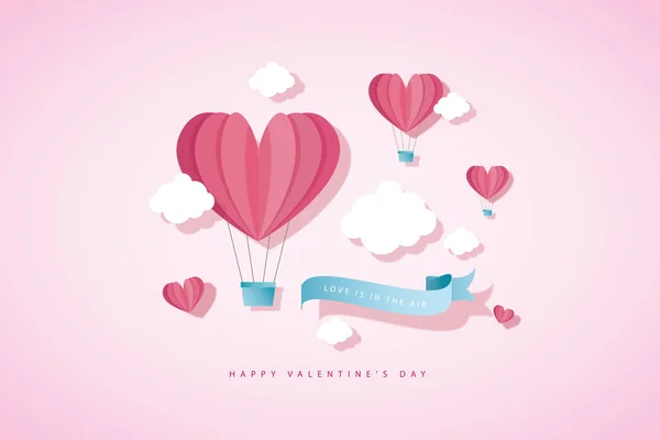 Dia dos Namorados. Corações vermelhos — Vetor de Stock