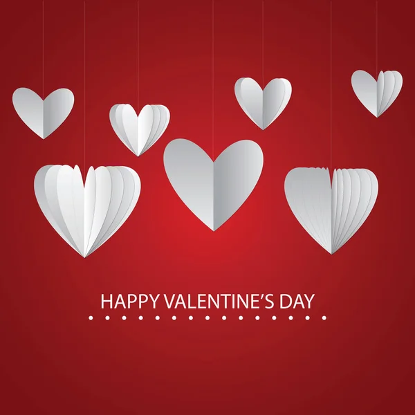Día de San Valentín. Corazones rojos —  Fotos de Stock